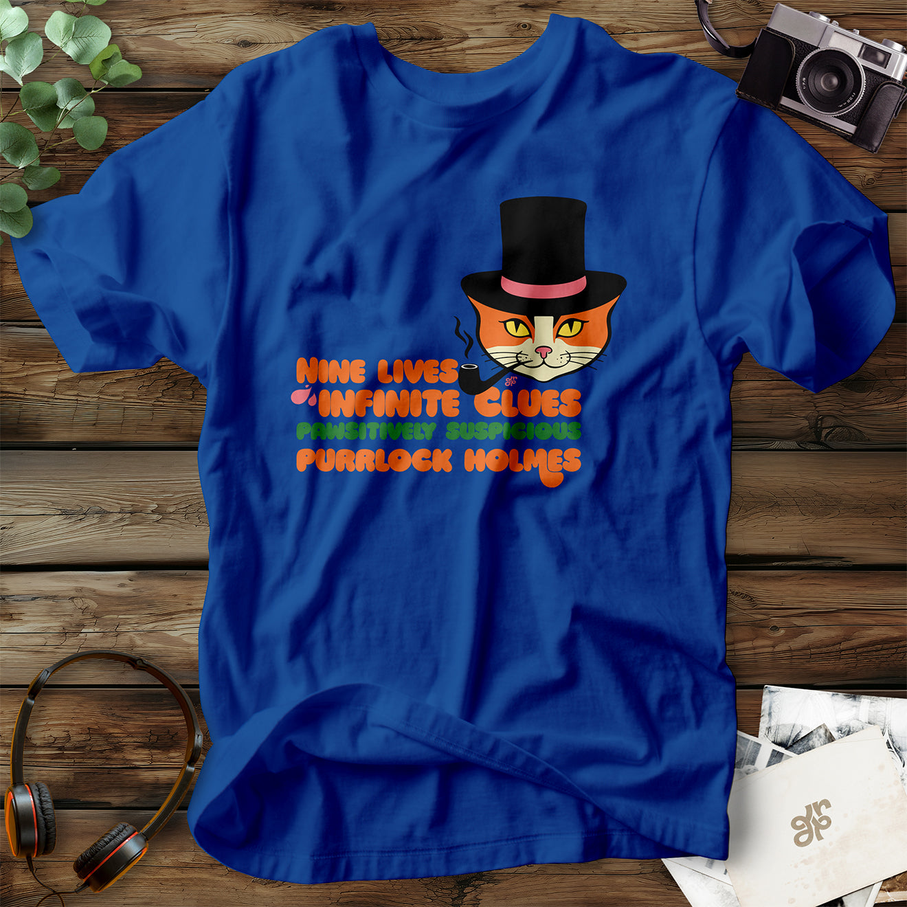 Purrlock Holmes Cat T-Shirt