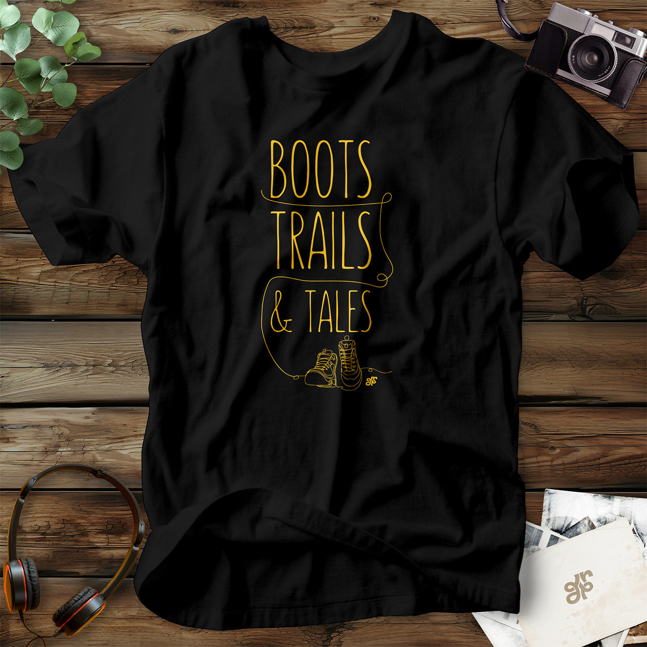 Boots Trails & Tales  T-Shirt