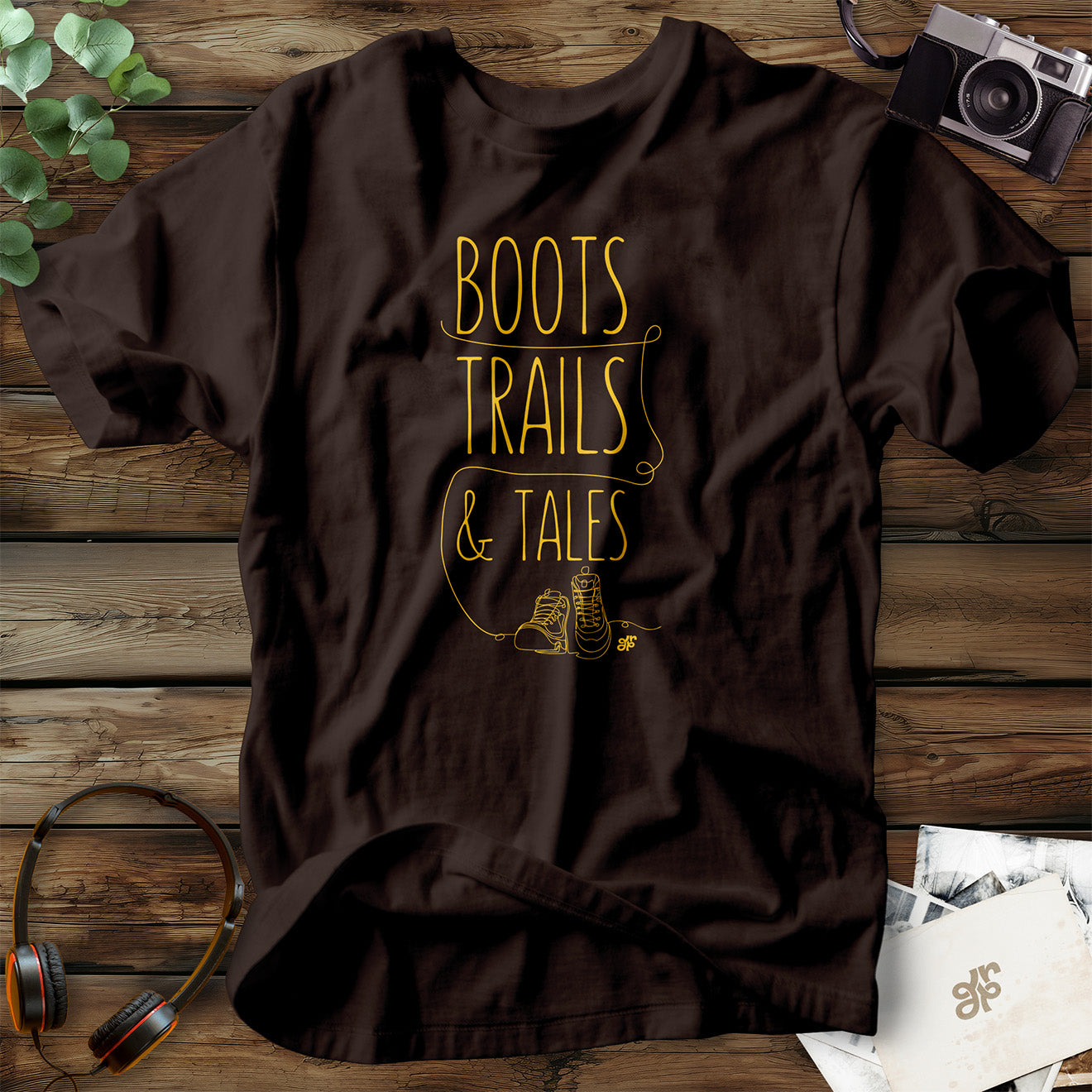 Boots Trails & Tales  T-Shirt