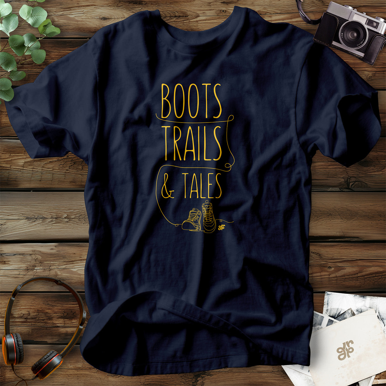 Boots Trails & Tales  T-Shirt