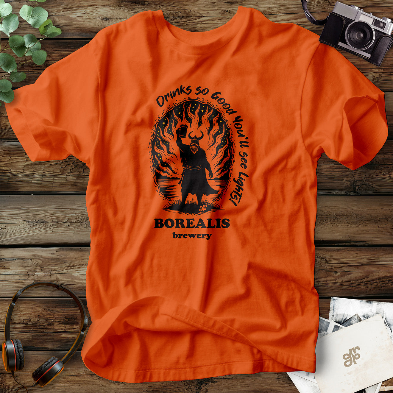 Borealis Brewery Monochrome T-Shirt