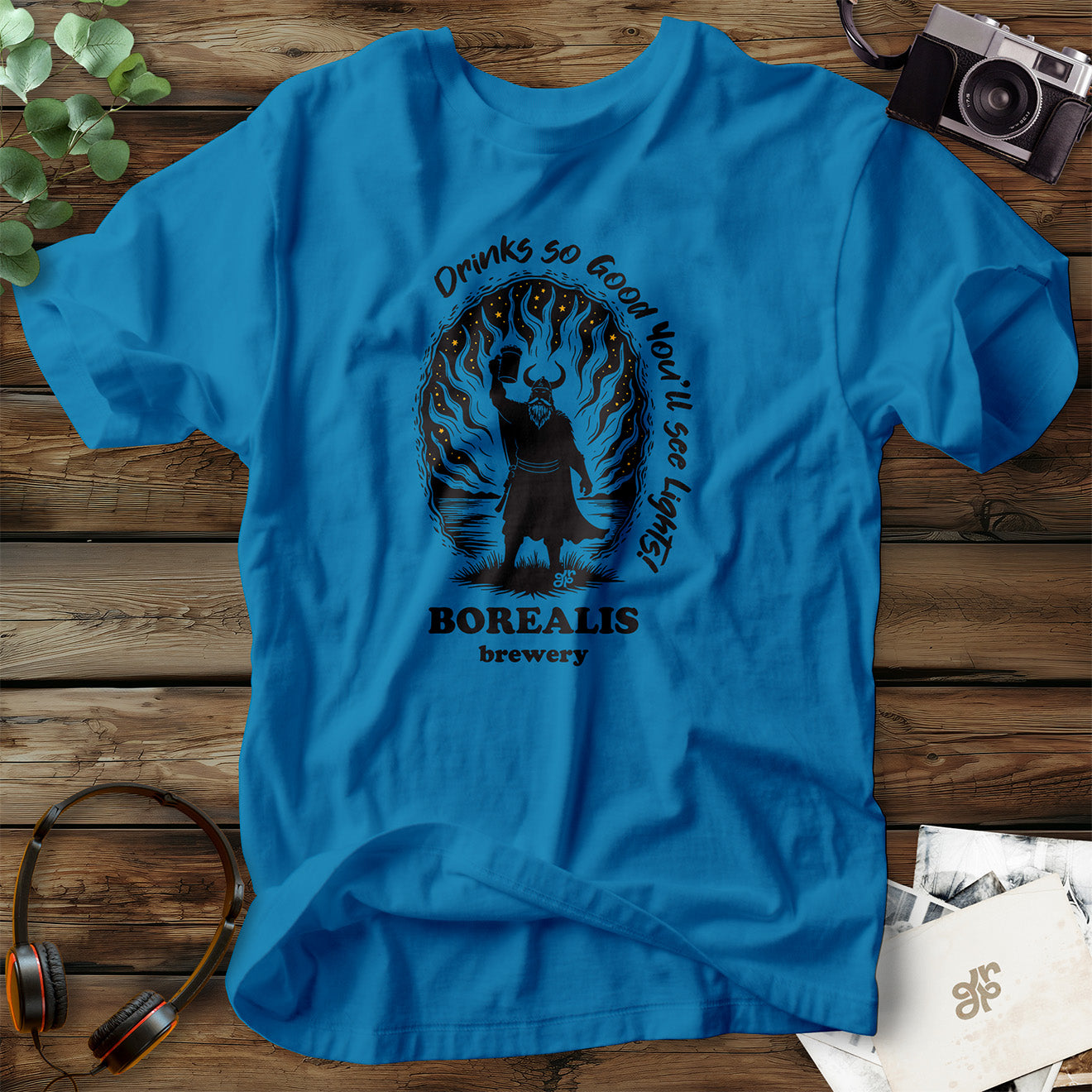 Borealis Brewery Monochrome T-Shirt