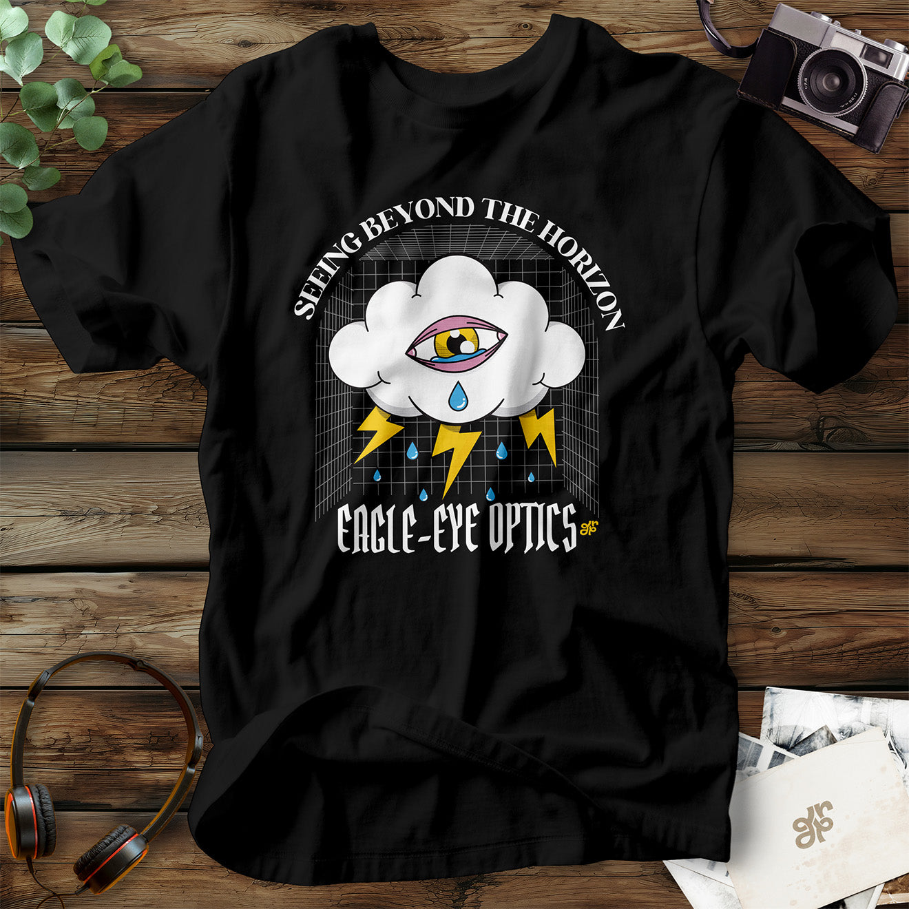 Psychedelic Eye & Cloud T-Shirt