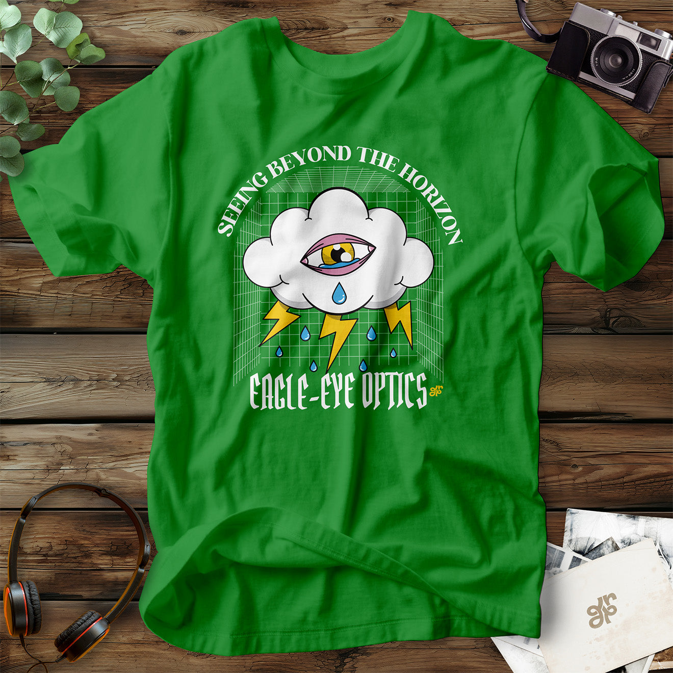 Psychedelic Eye & Cloud T-Shirt