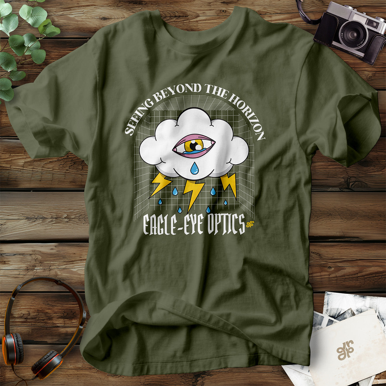 Psychedelic Eye & Cloud T-Shirt
