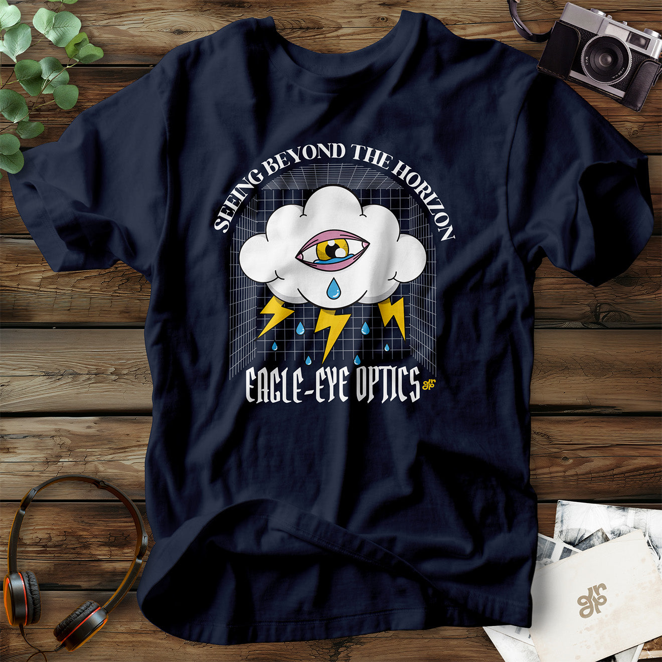 Psychedelic Eye & Cloud T-Shirt