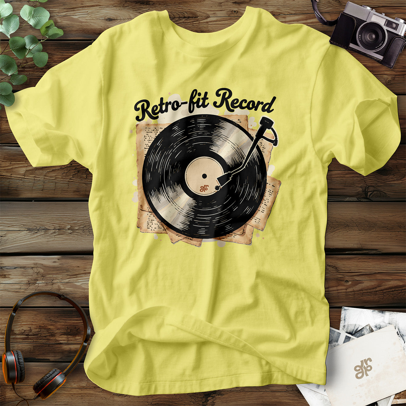 Retro Vinyl Record T-Shirt