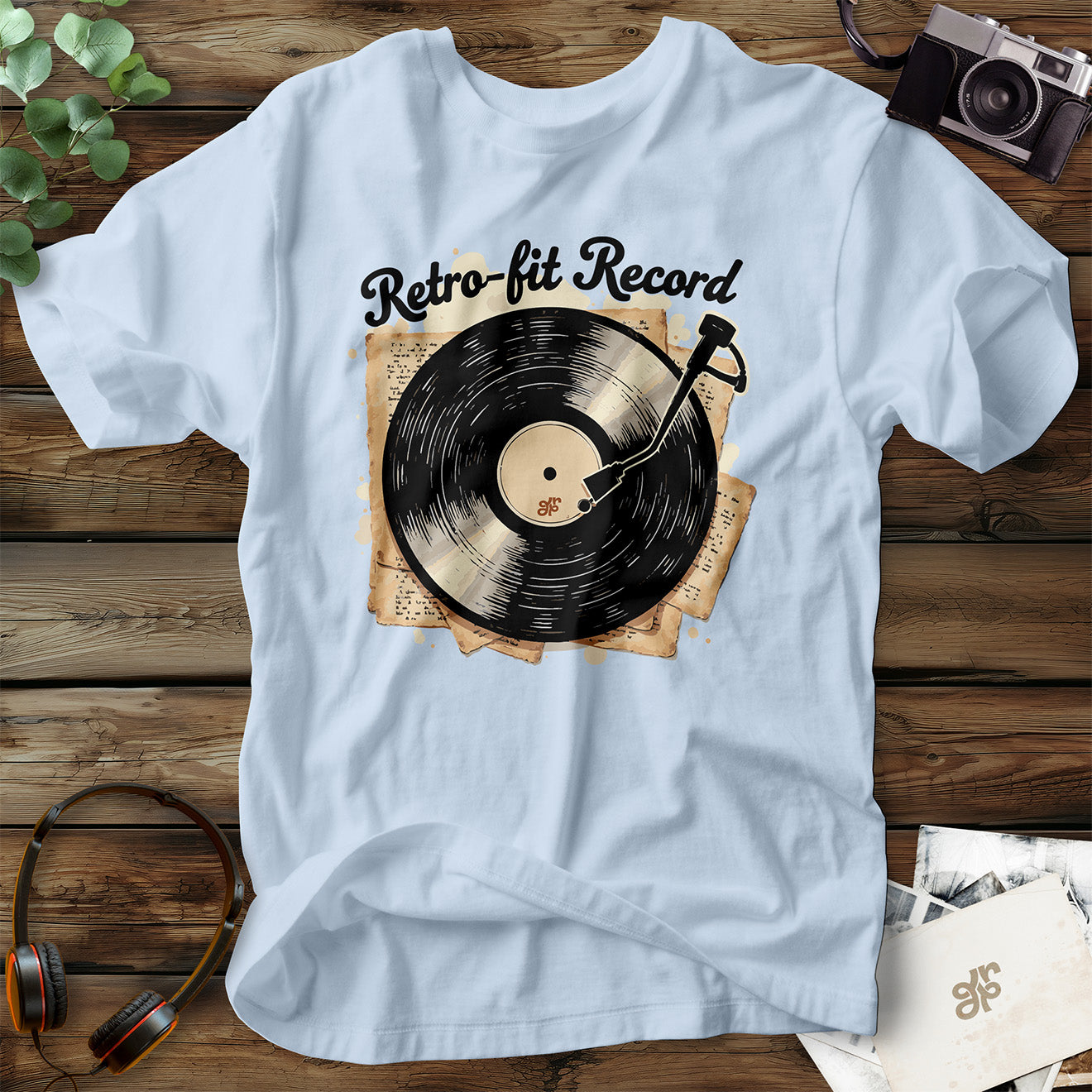 Retro Vinyl Record T-Shirt