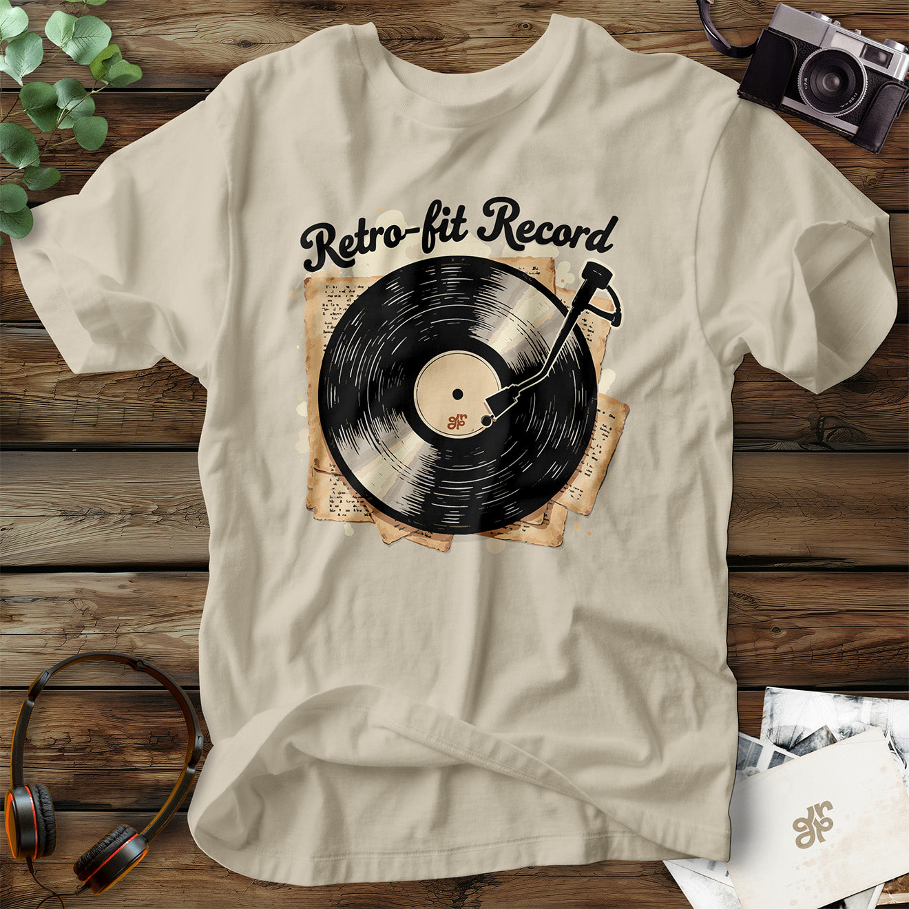 Retro Vinyl Record T-Shirt