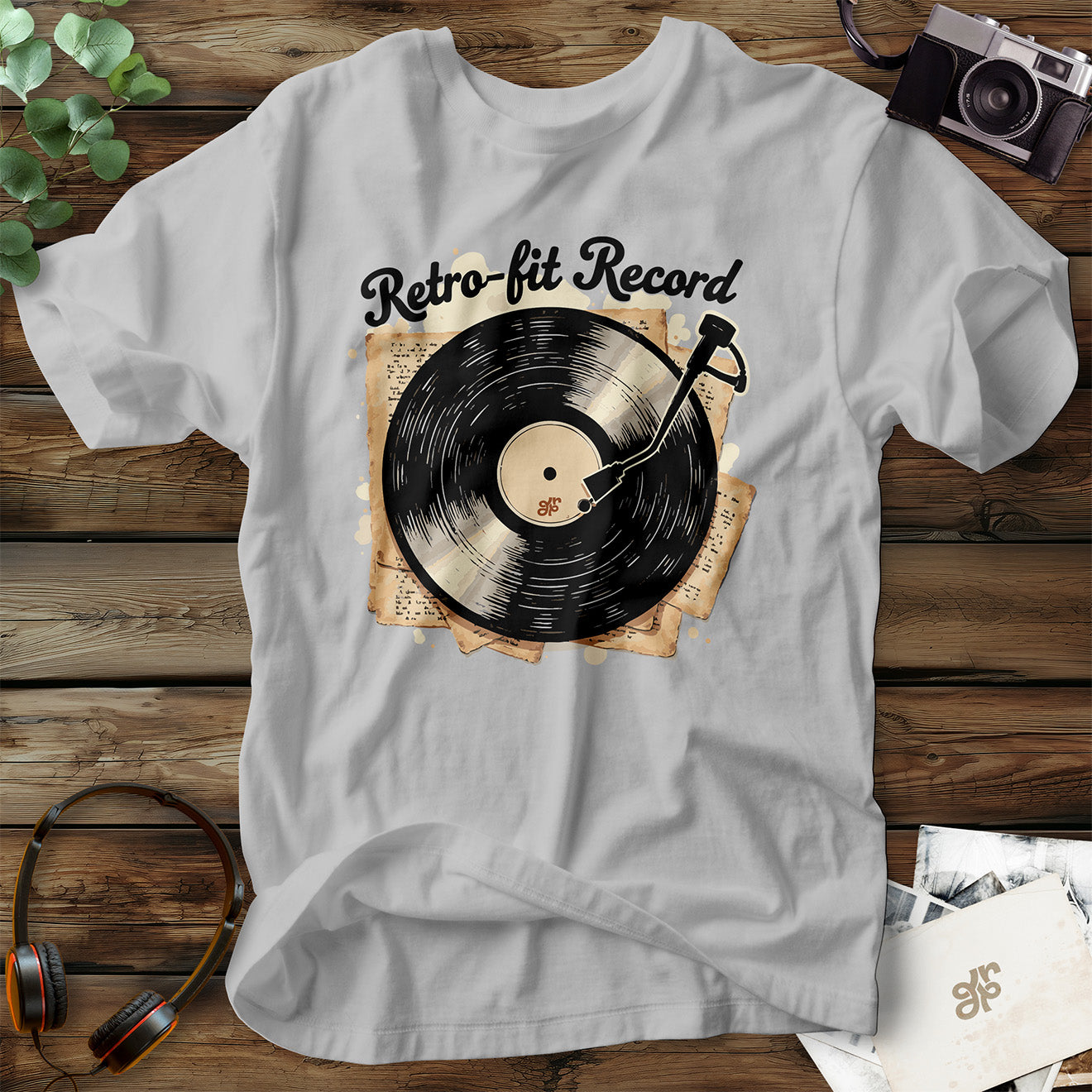 Retro Vinyl Record T-Shirt