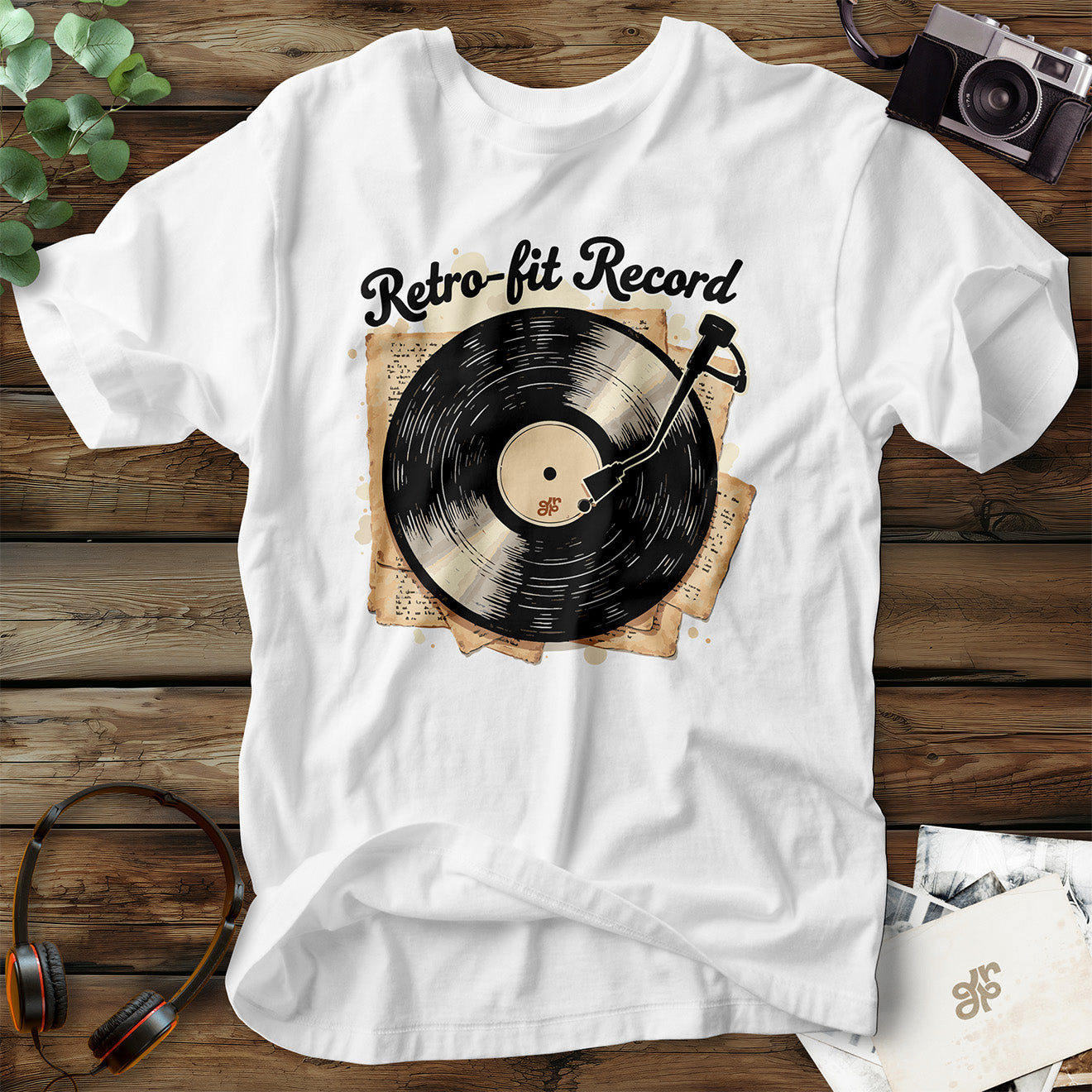 Retro Vinyl Record T-Shirt