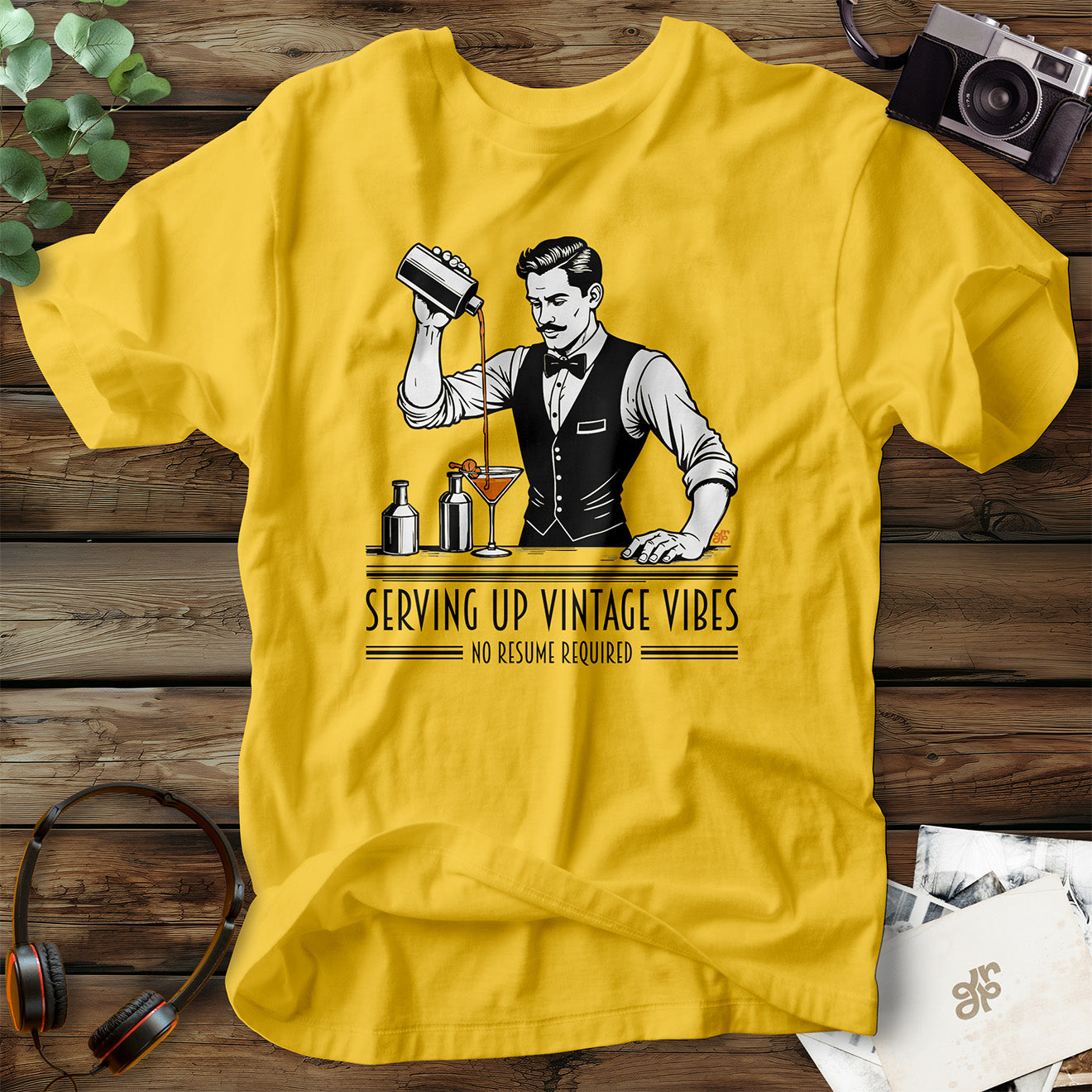 Vintage Vibes Bartender T-Shirt