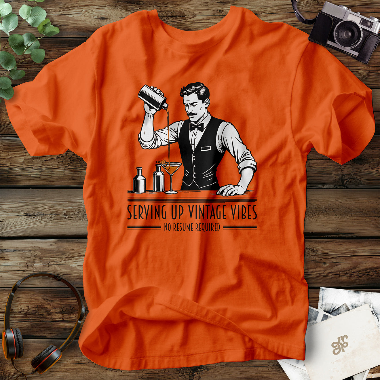 Vintage Vibes Bartender T-Shirt