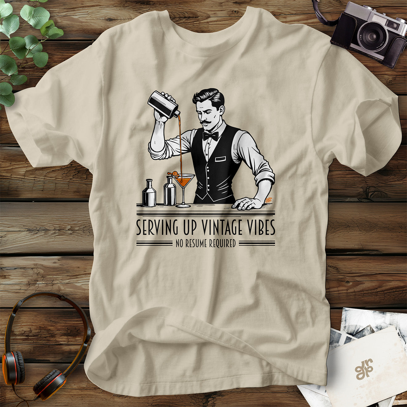 Vintage Vibes Bartender T-Shirt