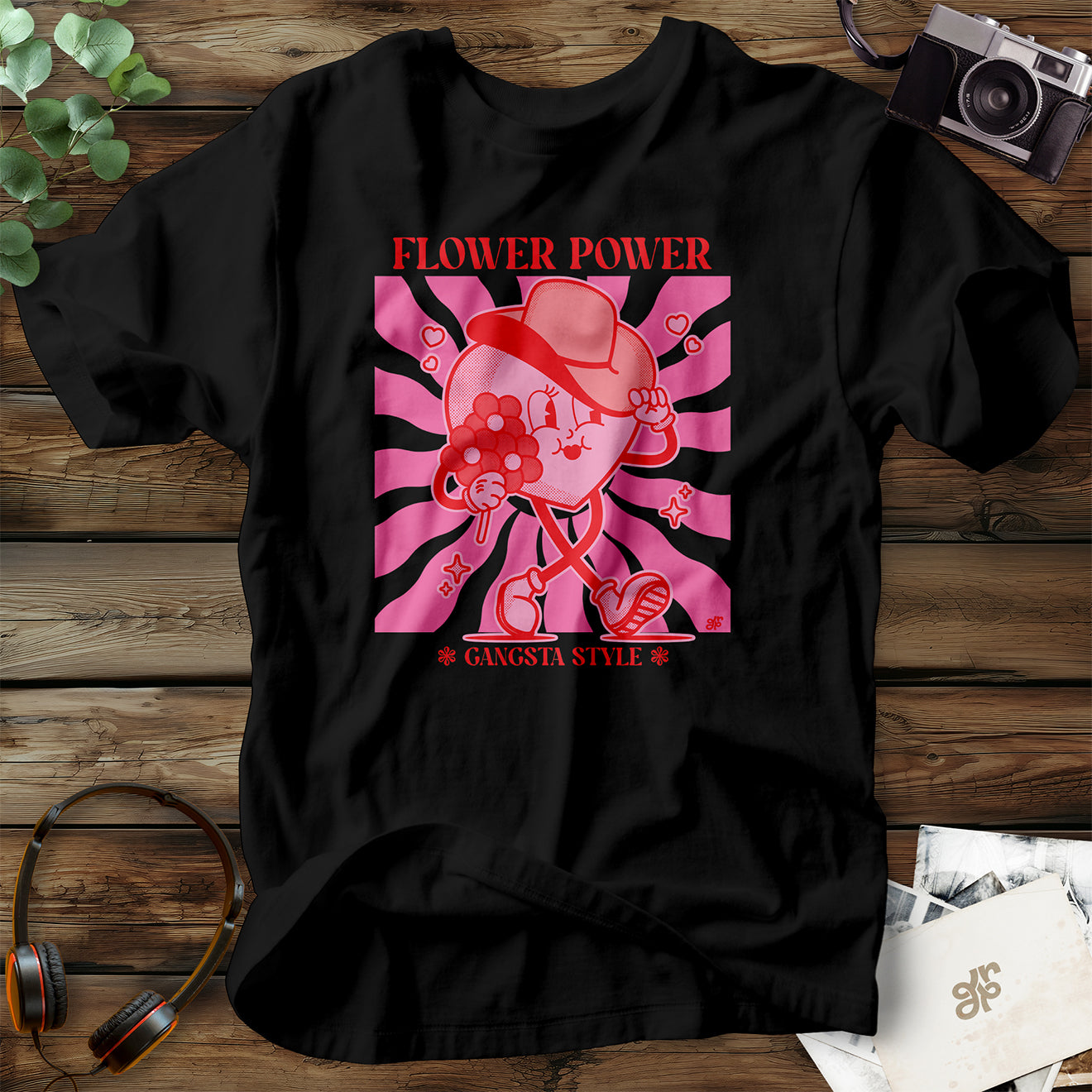 Flower Power Gangsta T-Shirt