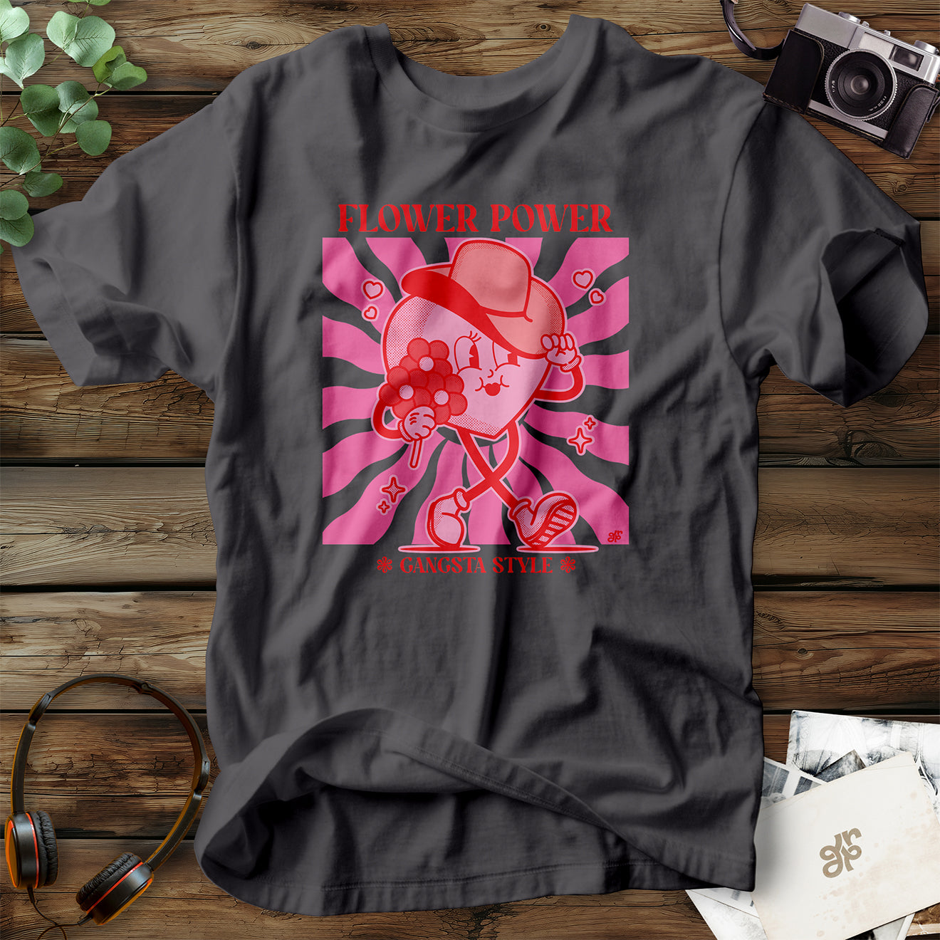 Flower Power Gangsta T-Shirt