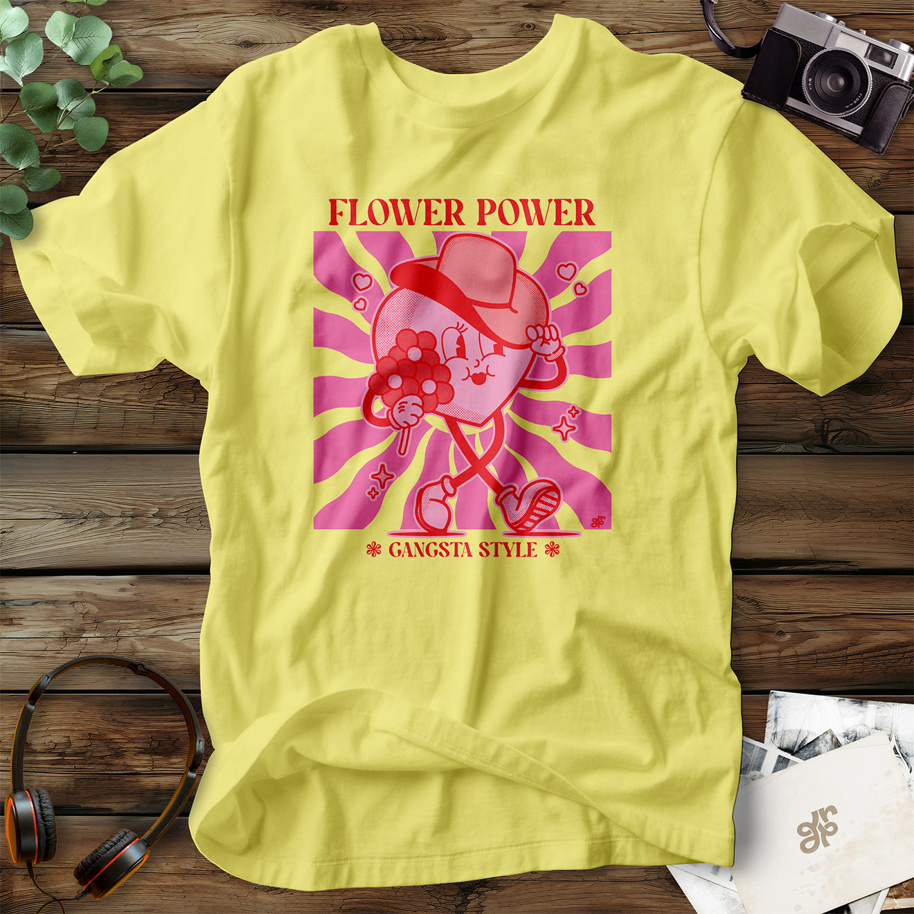 Flower Power Gangsta T-Shirt