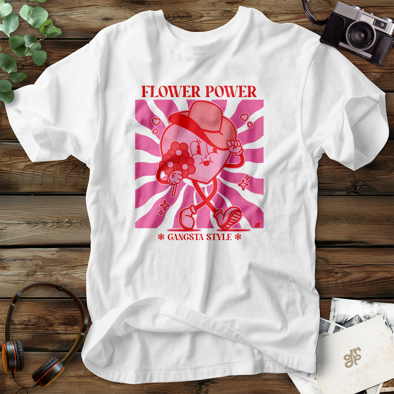 Flower Power Gangsta T-Shirt