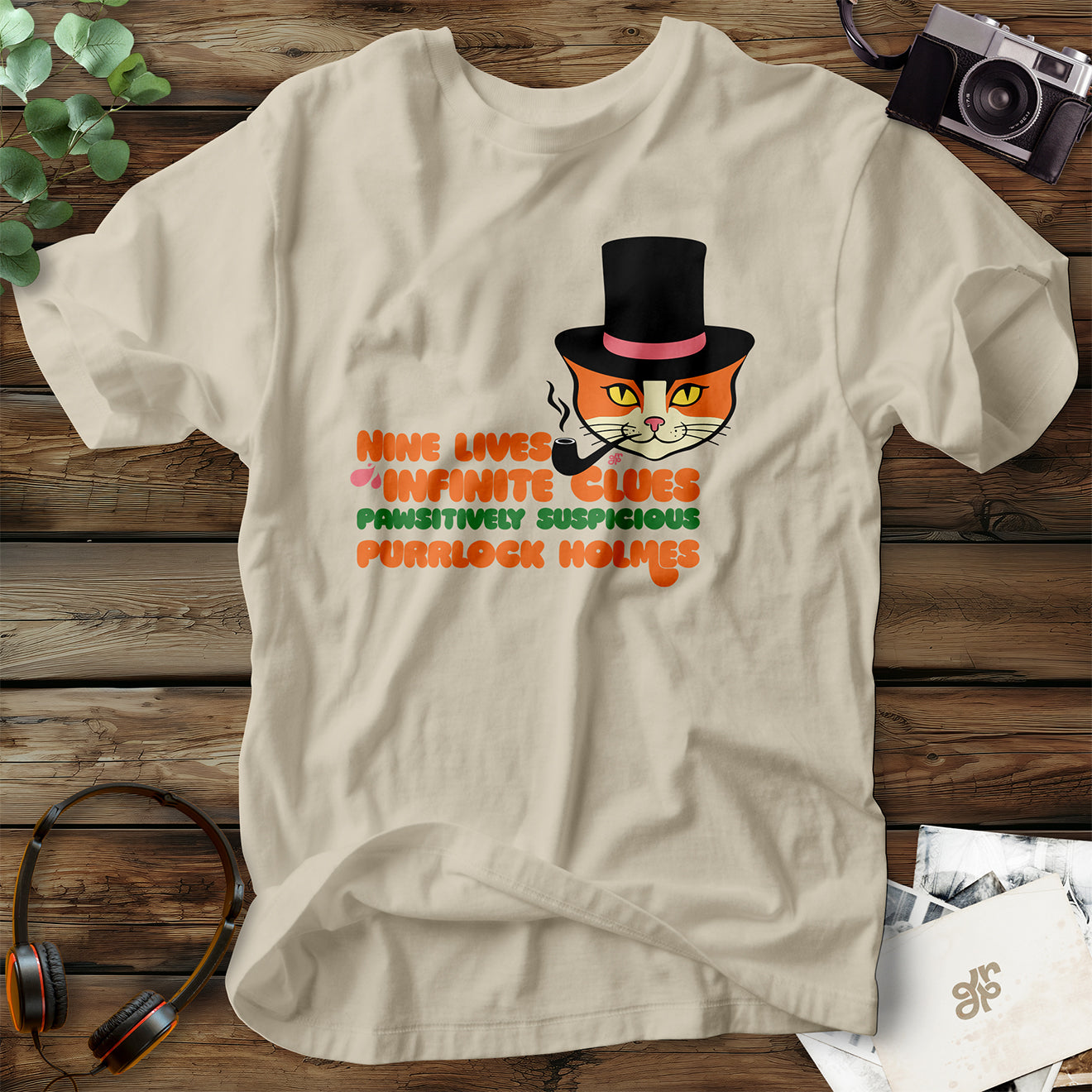 Purrlock Holmes Cat T-Shirt