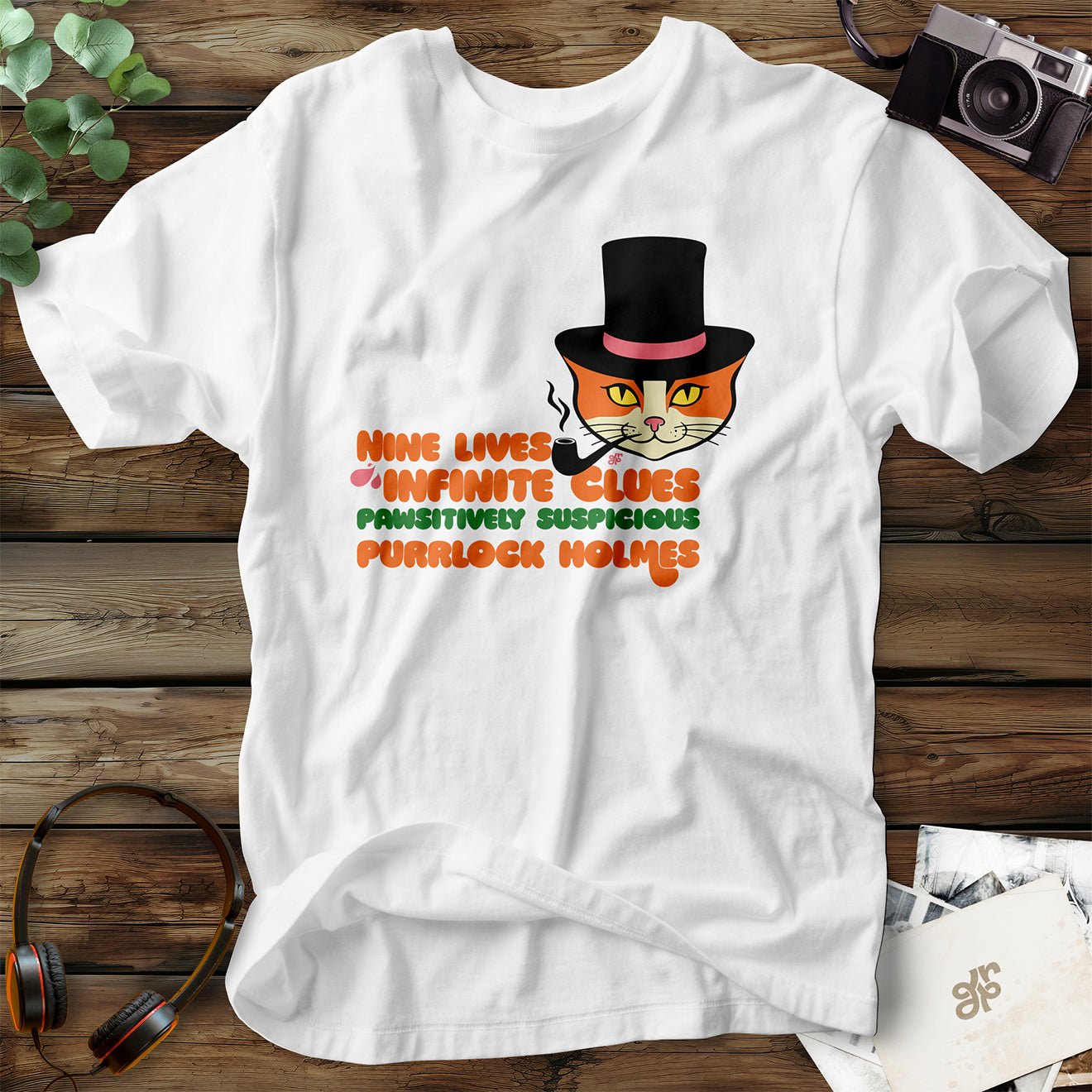 Purrlock Holmes Cat T-Shirt